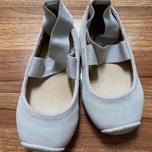 Janie and Jack Gray Baby Walker Shoes